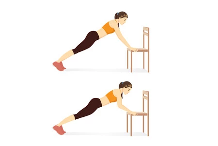 flexiones inclinadas